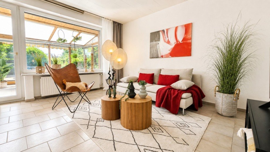 Wohnzimmer Erdgeschosswohnung Duisburg