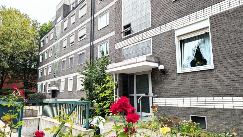 Vorderansicht Erdgeschosswohnung Duisburg