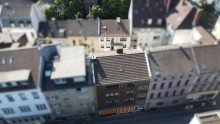 Vogelperspektive Zinshaus  Doppelpack  mit Tiefgarage in Duisburg Ruhrort